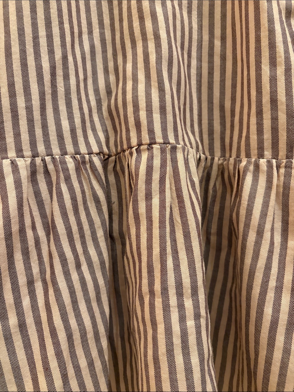 Madewell Striped Pink Wrap Peplum Top - Women - Picture 9 of 10